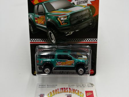 2021 Hot Wheels Collectors Edition Mail in #2 17 Ford F-150 Raptor Green W Protector Online Hot Sale