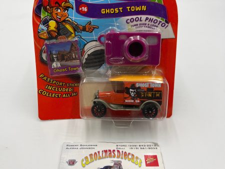 2003 Matchbox Around The World #16 Ghost Town 1921 Model T Ford Orange (SR) Sale