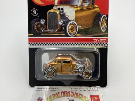 2021 Hot Wheels RLC #04464 17500 32 Ford Gold with protector Supply