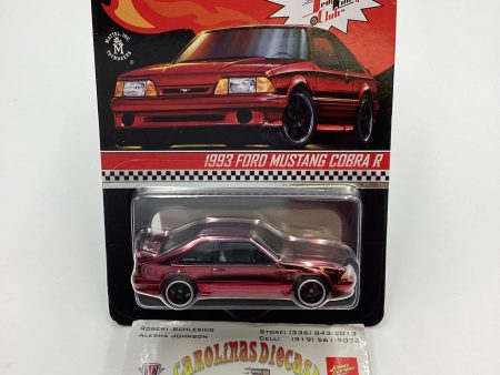 2021 Hot Wheels RLC 1993 Ford Mustang Cobra R Red Supply