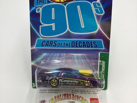 2011 Hot Wheels Cars of the Decades The 90s #25 Pro Stock Firebird Purple 157E Online Sale