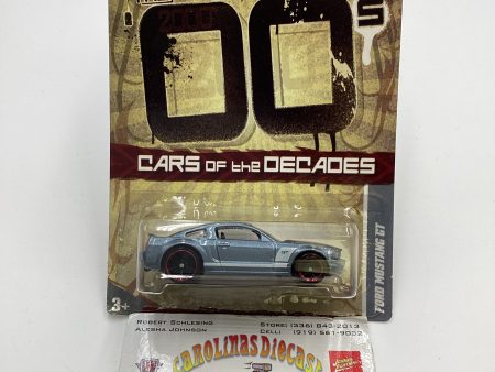 2011 Hot Wheels Cars of the Decades The 00s #29 Ford Mustang GT Blue Sale