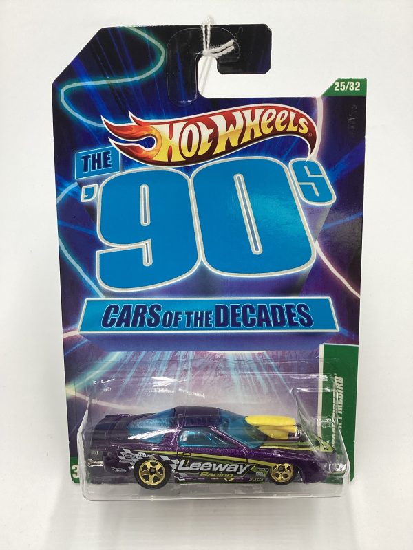 2011 Hot Wheels Cars of the Decades The 90s #25 Pro Stock Firebird Purple 157E Online Sale