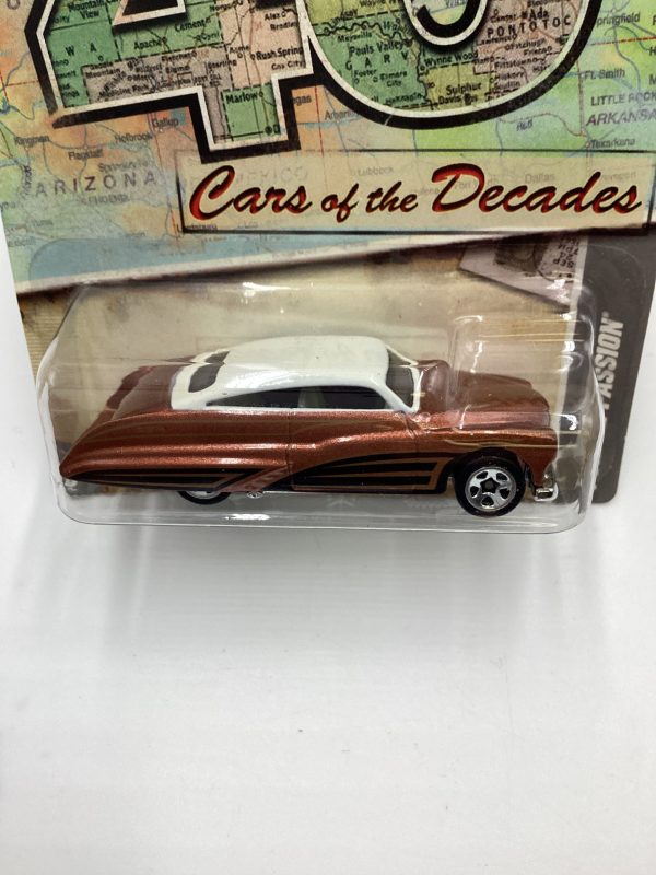 2011 Hot Wheels Cars of the Decades The 40s #8 Purple Passion Copper 157C on Sale