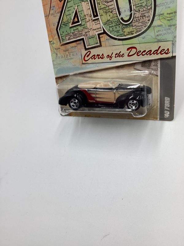 2011 Hot Wheels Cars of the Decades The 40s #6 40 Ford Black 157G Fashion