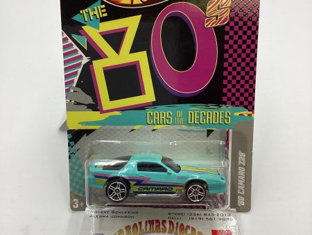 2011 Hot Wheels Cars of the Decades The 80s #23 80 Camaro Z28 Light Blue 157G Discount