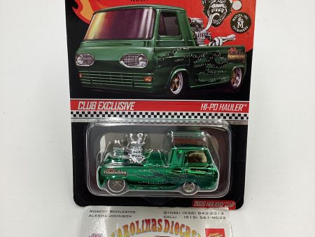 2020 Hot Wheels RLC Hi-Po Hauler Green Holiday Gas Monkey #04471 20000 with protector Online