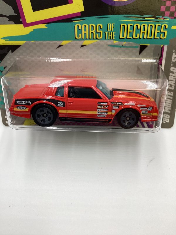 2011 Hot Wheels Cars of the Decades The 80s #24 86 Monte Carlo SS Red 157H Sale