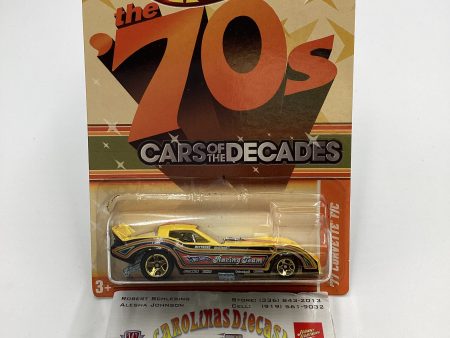 2011 Hot Wheels Cars of the Decades The 70s #17 77 Corvette F C Yellow 157G Sale