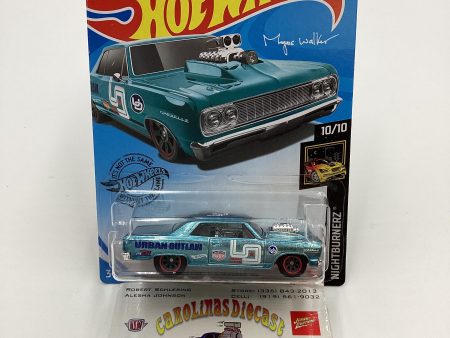 2020 Hot Wheels Super Treasure Hunt #247 64 Chevy Chevelle SS Light Blue W Protector Online