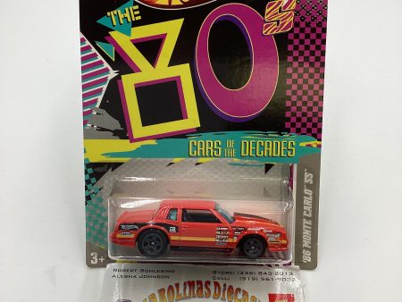 2011 Hot Wheels Cars of the Decades The 80s #24 86 Monte Carlo SS Red 157H Sale