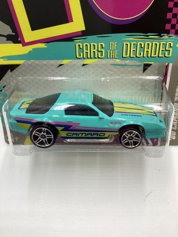 2011 Hot Wheels Cars of the Decades The 80s #23 80 Camaro Z28 Light Blue 157G Discount