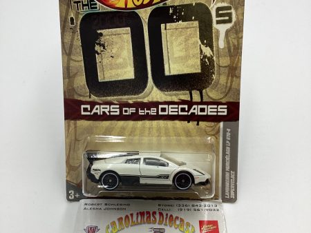 2011 Hot Wheels Cars of the Decades The 00s #32 Lamborghini Murcielago LP 670-4 Superveloce White For Cheap