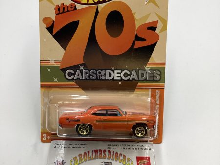 2011 Hot Wheels Cars of the Decades The 70s #19 70 Plymouth Road Runner Orange Online now