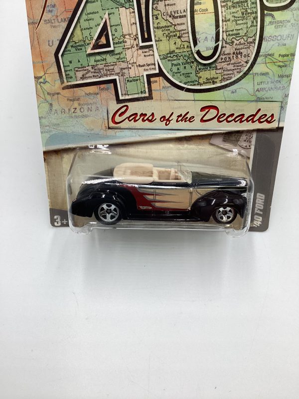 2011 Hot Wheels Cars of the Decades The 40s #6 40 Ford Black 157G Fashion