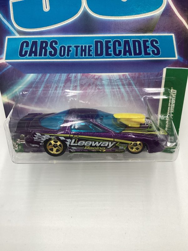 2011 Hot Wheels Cars of the Decades The 90s #25 Pro Stock Firebird Purple 157E Online Sale