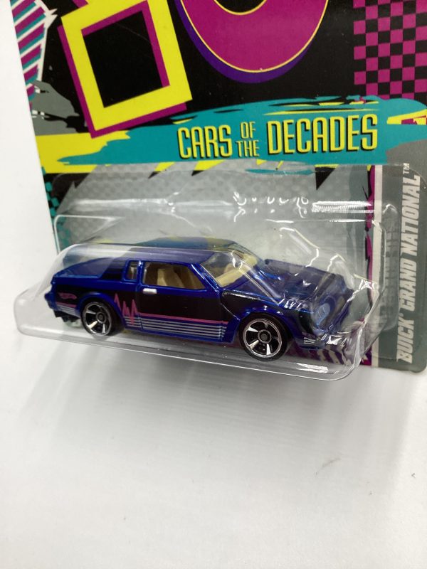 2011 Hot Wheels Cars of the Decades The 80s #21 Buick Grand National Blue 157F Supply