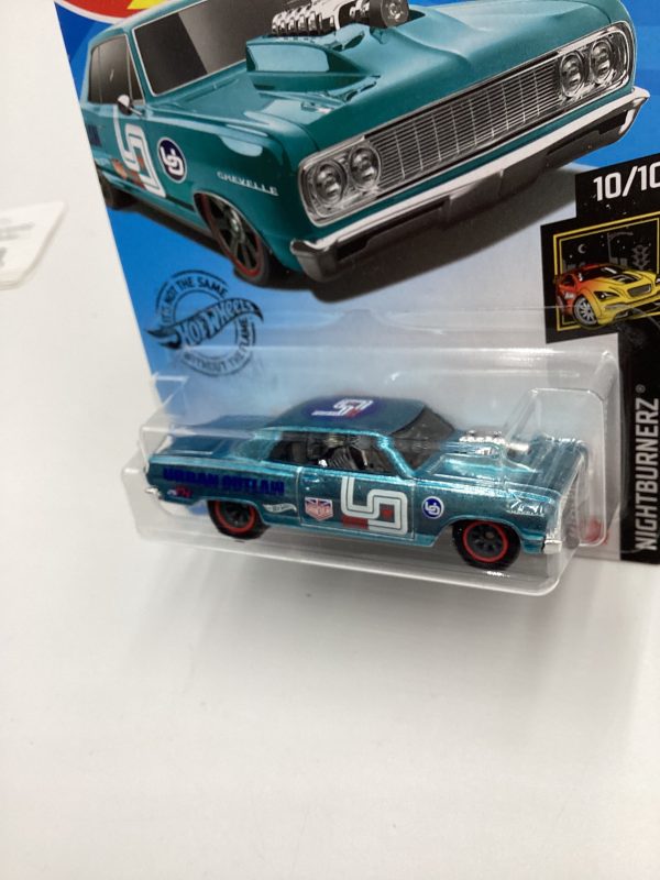 2020 Hot Wheels Super Treasure Hunt #247 64 Chevy Chevelle SS Light Blue W Protector Online