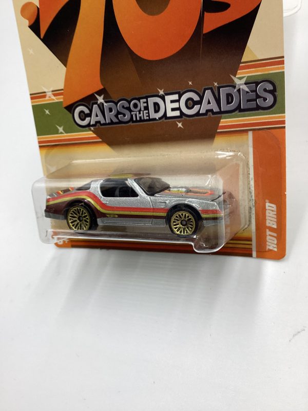 2011 Hot Wheels Cars of the Decades The 70s #18 Hot Bird Silver 157i For Cheap