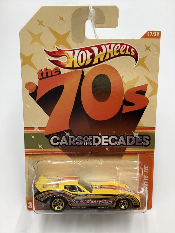 2011 Hot Wheels Cars of the Decades The 70s #17 77 Corvette F C Yellow 157G Sale