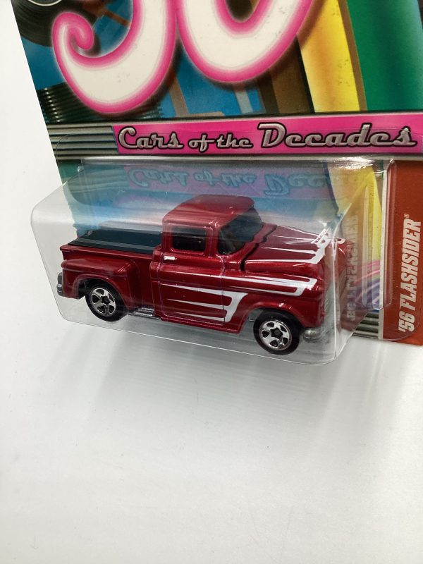 2011 Hot Wheels Cars of the Decades The 50s #11 56 Flashsider Red 157F For Cheap