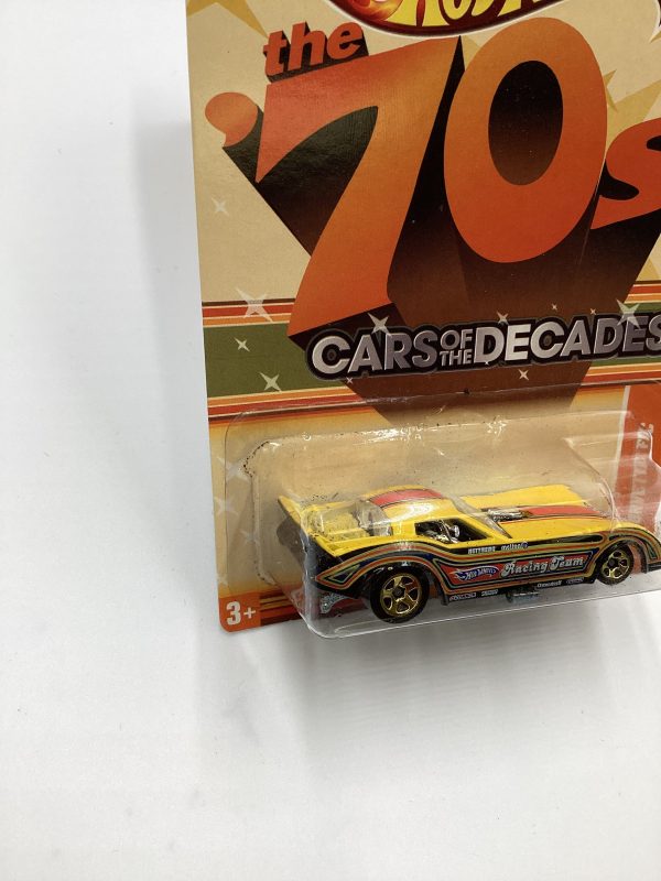 2011 Hot Wheels Cars of the Decades The 70s #17 77 Corvette F C Yellow 157G Sale