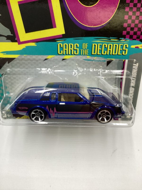 2011 Hot Wheels Cars of the Decades The 80s #21 Buick Grand National Blue 157F Supply