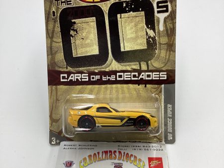 2011 Hot Wheels Cars of the Decades The 00s #31 Dodge Viper Yellow 157C Fashion