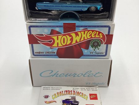 2021 Hot Wheels RLC #23717 30000 64 Chevy Impala Blue Snowman Sale