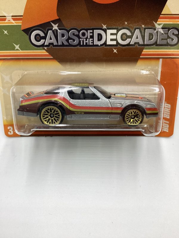 2011 Hot Wheels Cars of the Decades The 70s #18 Hot Bird Silver 157i For Cheap