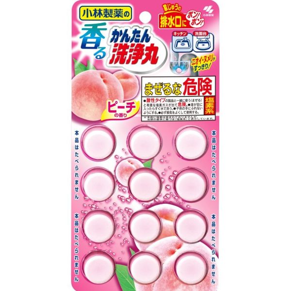 KOBAYASHI Multipurpose Chlorine Cleaner #Peach 12 tablets Online