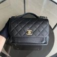 *Full Set with Receipt* Chanel Business Affinity - Medium Caviar Quilted Calfskin Black Gold Hardware Series 26 Online Hot Sale