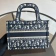 Dior Book Tote Mini - Oblique Embroidery Bag For Discount