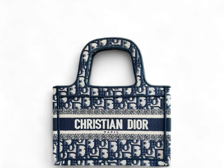 Dior Book Tote Mini - Oblique Embroidery Bag For Discount