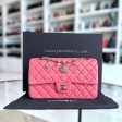 Chanel Classic Flap Medium - Vanitine Single Flap Quilted Lambskin Sakura Pink Golden Hardware Seires 19 Supply