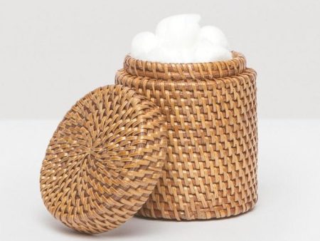 Natural Rattan Round Canister For Cheap