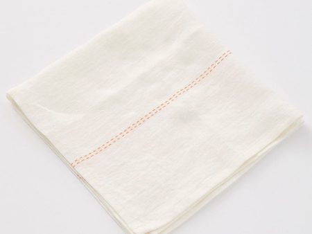 Rhythmo Napkin in Red & White on Sale