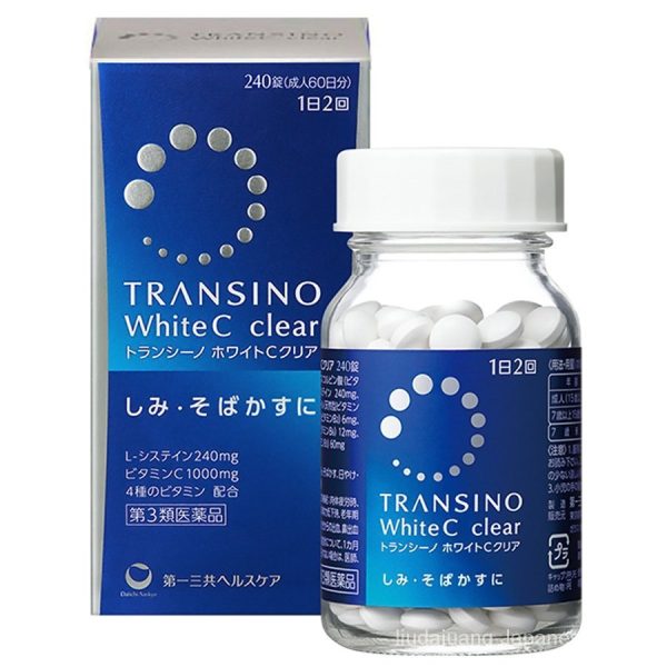 TRANSINO White C Clear 120 Tablets For Sale