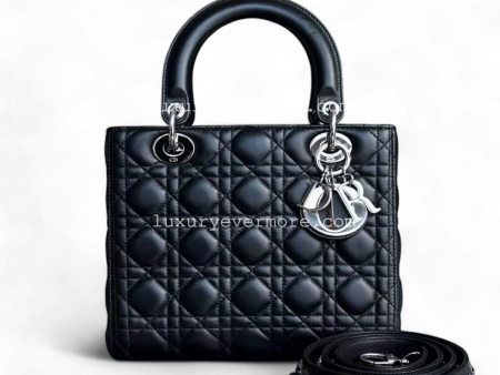 *Rare* Dior Lady Medium - Black Limited Edition Online