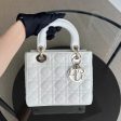 *ABC Strap* Lady Small MyABC Cannage Lambskin White Golden Hardware Discount