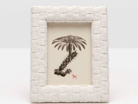 White Woven Frame on Sale