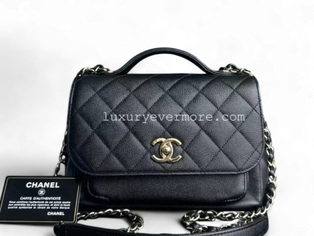 *Full Set with Receipt* Chanel Business Affinity - Medium Caviar Quilted Calfskin Black Gold Hardware Series 26 Online Hot Sale