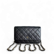 Chanel Caviar WOC Wallet On Chain Quilted Calfskin Black GHW No 18 For Sale