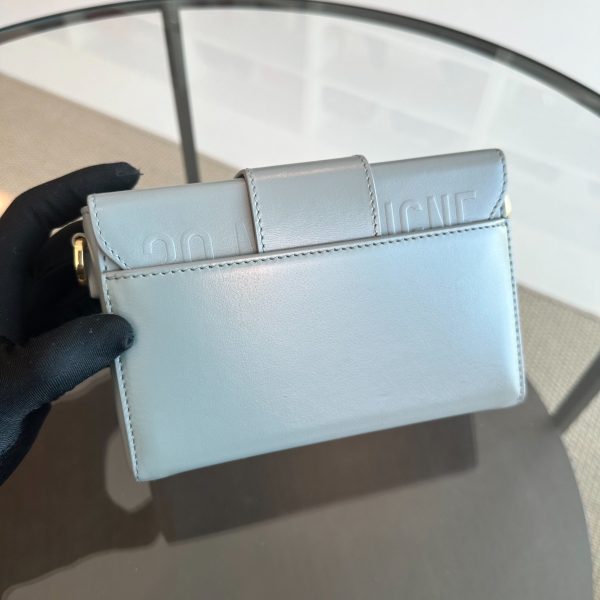 *Full Set Receipt* Montaigne Box Smooth Calfskin Light Blue GHW For Cheap