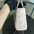 *Adjustable Strap* Lady Mini Cannage Lambskin Sakura Pink GHW Online Hot Sale