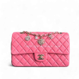 Chanel Classic Flap Medium - Vanitine Single Flap Quilted Lambskin Sakura Pink Golden Hardware Seires 19 Supply