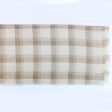 Agnona Scarf Beige Check Cashmere Linen Shawl  SALE Online