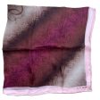 Elie Saab Scarf Taupe Pink Signature Design - Extra Large Square Chiffon Silk Shawl SALE Online now