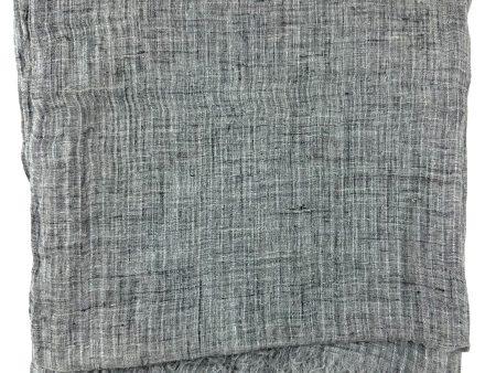 Brunello Cucinelli Linen Scarf Gray - Extra Long Women Shawl Online