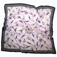 Kenzo Scarf Pink Cactus Design - Extra Large Cotton Wrap CYBER MONDAY SALE Online Sale